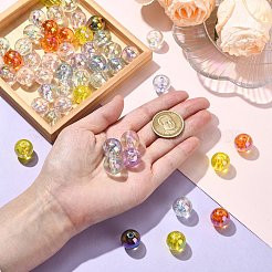 50 шт. Прозрачные акриловые бусины&nbsp;OACR-CJ0002-14