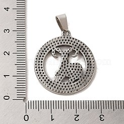 Ciondoli in acciaio inox 304&nbsp;STAS-C084-01C-AS