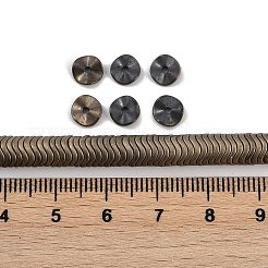 Fili di perline di ematite sintetica non magnetica elettrolitica&nbsp;G-H020-M01-A