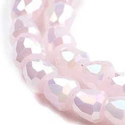 Стеклянные бусины с гальваническим покрытием &nbsp;EGLA-D030-J4mm-B03