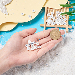 60pcs 15 styles de perles de coquillages d'eau douce naturels&nbsp;SHEL-KS0001-03