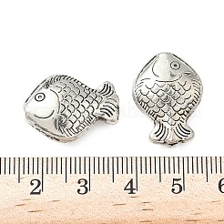 Сплавочные овальные бусины тибетского стиля &nbsp;TIBEB-L008-01A-AS