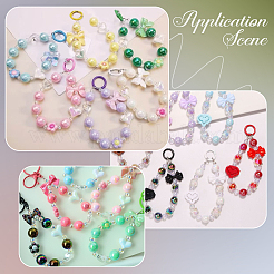 150 perles acryliques opaques et transparentes&nbsp;MACR-SP0002-18A
