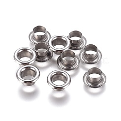 Не тускнеющий европейский стиль 201 нержавеющая сталь люверса сердечник STAS-E474-09B-P