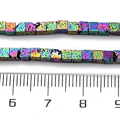 Гальванические бусины из натуральной лавы&nbsp;G-A256-B01-02D