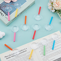 72шт 6-х цветная пластиковая ручная лупа для детей&nbsp;DIY-GO0002-78