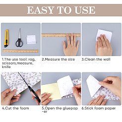 3 pieza de papel tapiz en miniatura&nbsp;DIY-CP0014-05
