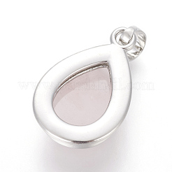 Природного розового кварца подвески&nbsp;G-L512-C22