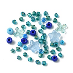 Стеклянные круглые бусины с красками для выпечки со стеклянными бусинами&nbsp;SEED-FS0001-23