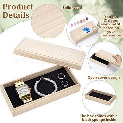 Деревянные ящики для хранения&nbsp;CON-WH0095-141B