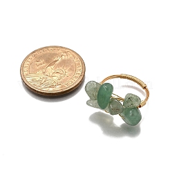 5 bague en pierre précieuse naturelle&nbsp;RJEW-TA00202