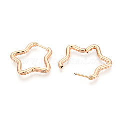 Серьги-кольца из нержавеющей стали 304&nbsp;STAS-T074-21G