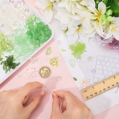 DIY-Sets zur Schmuckherstellung mit Blättern und Blumen&nbsp;DIY-SC0031-72
