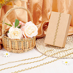 Ажурная гофрированная кружевная лента&nbsp;OCOR-WH0080-08