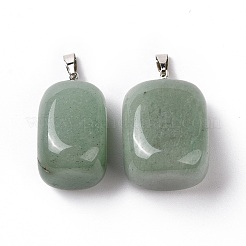 Pendentifs en aventurine vert naturel&nbsp;G-K302-B06