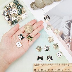 48 шт. 8 подвески из эмалевого сплава с принтом&nbsp;FIND-SC0003-20