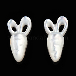 Perle di conchiglia bianche naturali&nbsp;SSHEL-N032-61