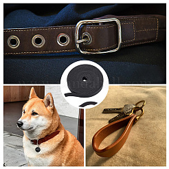 Плоский шнур из искусственной кожи&nbsp;OCOR-WH0086-69A-01