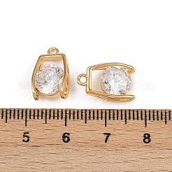 Pendenti in ottone con zirconi cubici&nbsp;KK-C115-04G