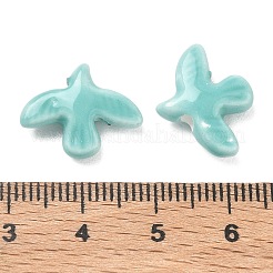 Abalorios de porcelana hechas a mano&nbsp;PORC-D013-01G