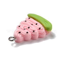 Подвески из непрозрачной смолы RESI-D055-024P