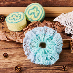 Сегментированная окрашенная пряжа для вязания&nbsp;DIY-TAC0033-03D