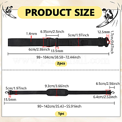 3 Stück Nylon-Gurtbänder&nbsp;AJEW-WH0816-473