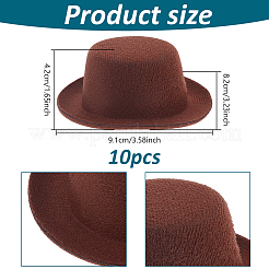 Круглая основа для шляпы-волшебницы из ткани ЭВА для куклы&nbsp;AJEW-WH0455-258A