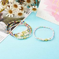 Perle di vetro si estendono braccialetti&nbsp;X-BJEW-JB06414