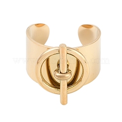 Открытые манжетные кольца круглой и стержневой формы из нержавеющей стали 304&nbsp;RJEW-C095-01G