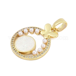 Латунные микро проложить кубического циркония подвески&nbsp;KK-I723-15G