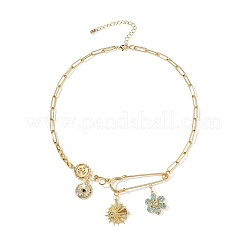 Ожерелья с подвесками из горного хрусталя&nbsp;FS-WGADE70-03