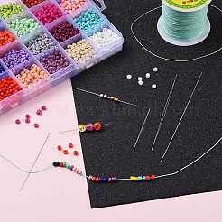 Железные складные иглы для больших глаз&nbsp;X-ES001Y-S-45mm-01