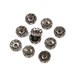 Латунные бусины разделители для поставки стразов&nbsp;RB-A014-L10mm-01B