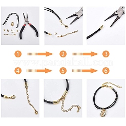 Ионное покрытие (IP) наконечники шнура из нержавеющей стали 304&nbsp;LS-STAS-M242-08
