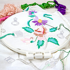 40 шт. 2-х видов акриловых ниток для вышивания DIY-CP0008-73