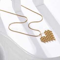 PVD вакуумное покрытие 304 нержавеющая сталь теплая подвеска круглая змея цепи ожерелья для женщин&nbsp;STAS-Z114-19G