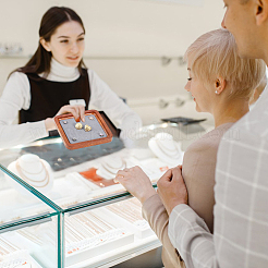 Квадратный деревянный поднос для хранения ювелирных изделий с тканевым ковриком из микрофибры внутри&nbsp;ODIS-WH0030-37B-03