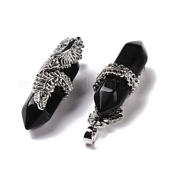 Природные подвески обсидиана&nbsp;G-E059-02AS-02