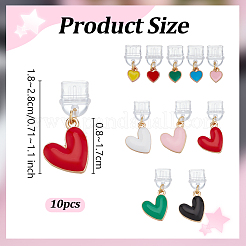 10 Stück mobile staubdichte Kunststoffstecker&nbsp;HJEW-WH00137