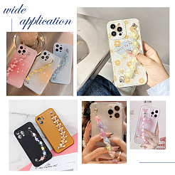 8 шт. 8 стиля акриловой цепочки для брелоков своими руками&nbsp;HJEW-PH0001-11