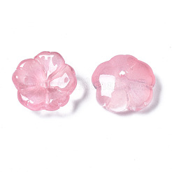 Прозрачные стеклянные бусины из искусственного нефрита GLAA-Q089-003-E004