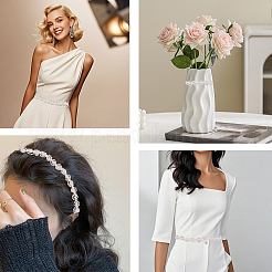 Кружевная лента из полиэстера&nbsp;OCOR-WH20001-83B