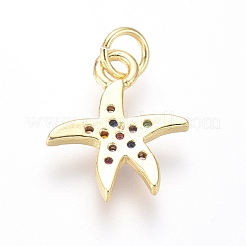 Латунные микро проложить кубического циркония подвески&nbsp;X-ZIRC-I032-54G