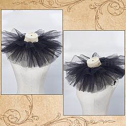 Cuello de malla de poliéster&nbsp;AJEW-WH0556-97B