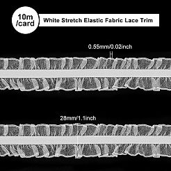 Tessuto elastico in pizzo elasticizzato&nbsp;OCOR-WH0057-16A