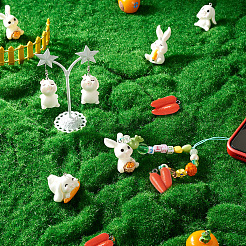 20шт 10 стиля непрозрачные подвески из смолы&nbsp;RESI-BT0001-27