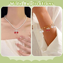 40шт 4 цвета подвески из сплава со стразами&nbsp;FIND-YW0017-92