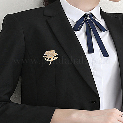 1 шт. броши из цинкового сплава с розовыми стразами&nbsp;JEWB-LP0004-27