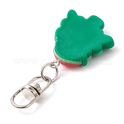 7 pièce de décoration de pendentif en résine de Noël de 7 styles&nbsp;HJEW-JM02324